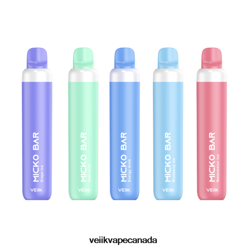VEIIK Micko Bar Disposable Vape 1500 Puffs P448PN29 Multiple Flavors - VEIIK Vape Canada