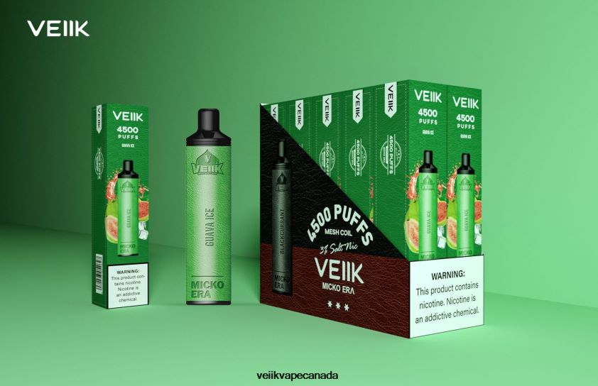 VEIIK Micko Era 4500 Puffs Disposable 30 mg P448PN2 Guava Ice - VEIIK Vape Price