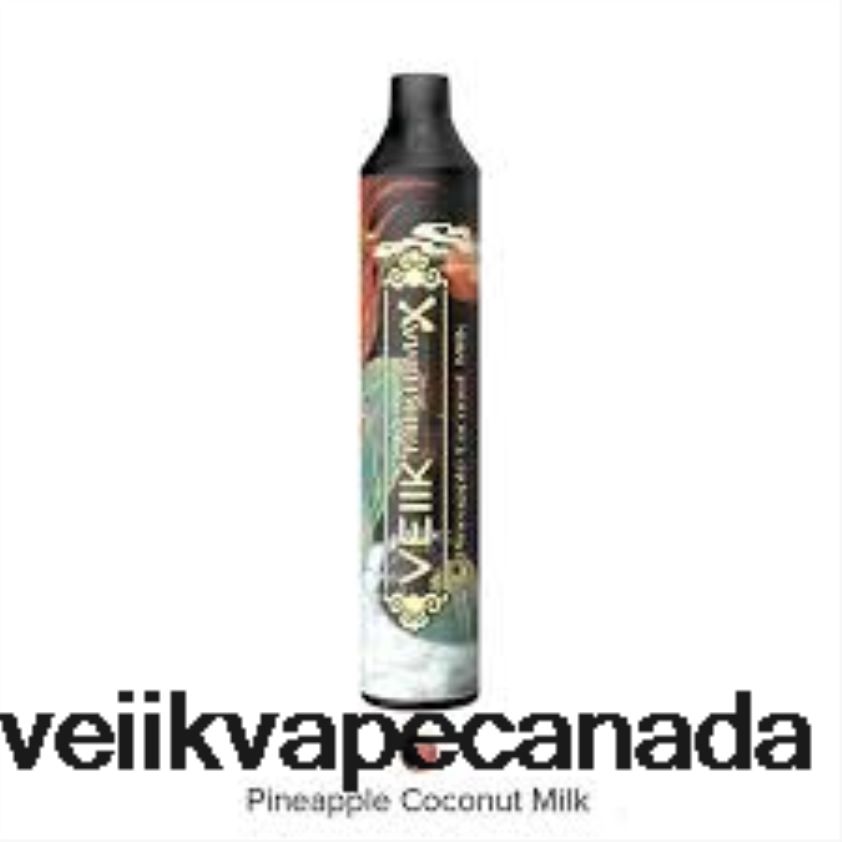 VEIIK Micko MAX Disposable Vape 1500 Puffs P448PN44 Pineapple Coconut Milk - VEIIK E Liquid Canada