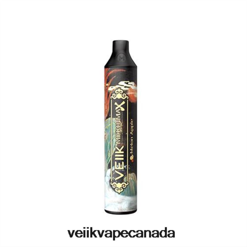 VEIIK Micko MAX Disposable Vape 1500 Puffs P448PN47 Melon Apple - VEIIK Cracker Pod Canada