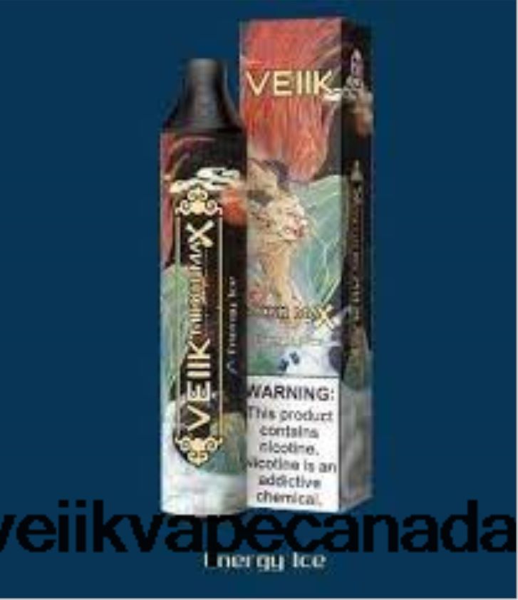 VEIIK Micko MAX Disposable Vape 1500 Puffs P448PN49 Energy Ice - VEIIK Vape Canada
