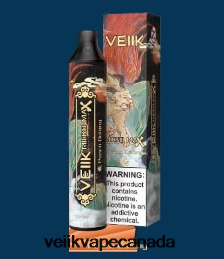 VEIIK Micko MAX Disposable Vape 1500 Puffs P448PN51 Peach Oolong - VEIIK Vape Toronto