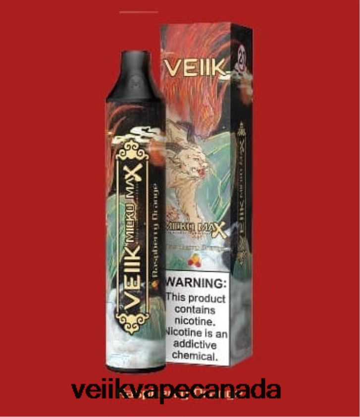 VEIIK Micko MAX Disposable Vape 1500 Puffs P448PN52 Raspberry Orange - VEIIK Vape Price