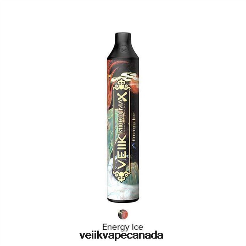 VEIIK Micko Max Disposable Vape 1500 Puffs P448PN13 Energy Ice - VEIIK Pod Canada