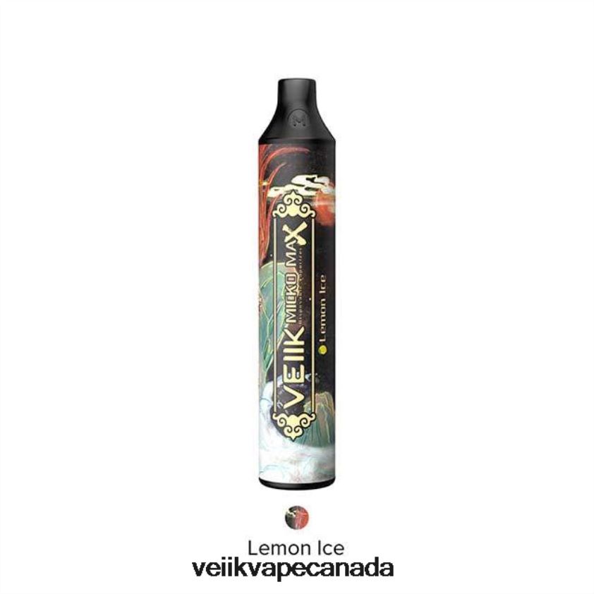 VEIIK Micko Max Disposable Vape 1500 Puffs P448PN17 Lemon Ice - VEIIK Cracker Pod Canada