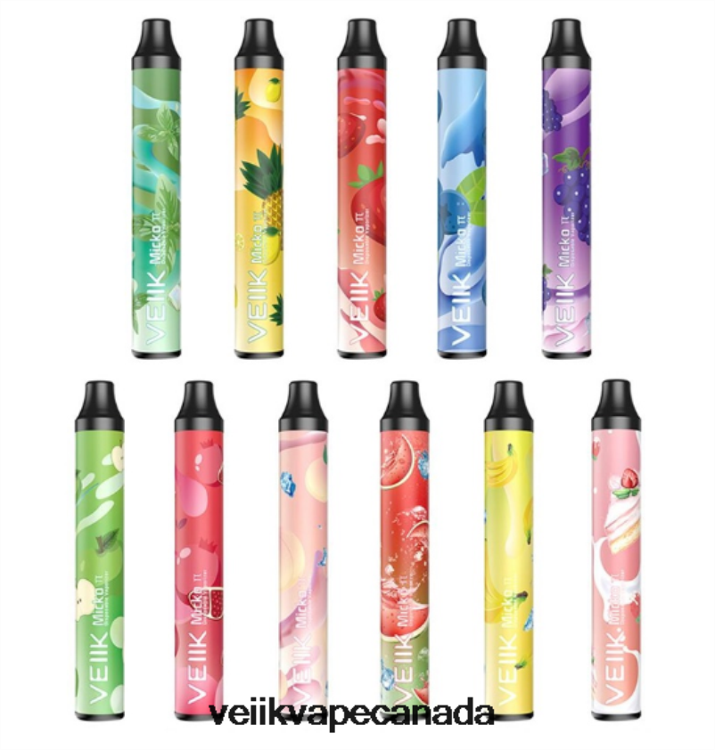 VEIIK Micko Pi Disposable Vape 600 Puffs 500mAh P448PN60 Multiple Flavors - VEIIK Vape Ottawa