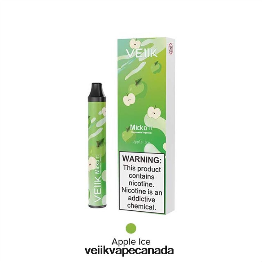 VEIIK Micko Pie Disposable Vape 600 Puffs P448PN19 Apple Ice - VEIIK Vape Canada