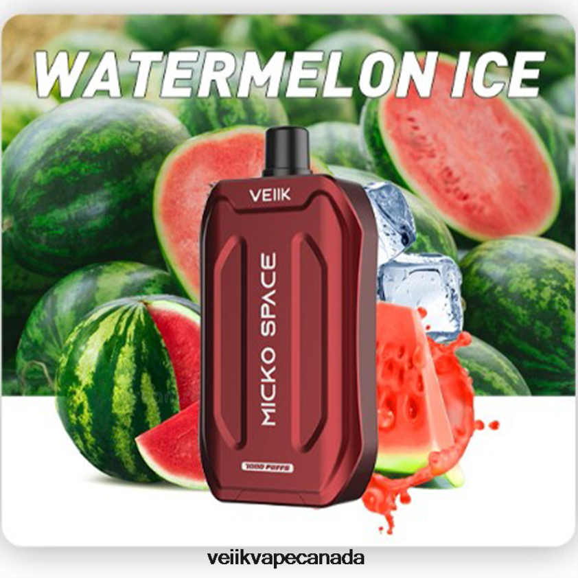 VEIIK Micko Space Disposable Vape 7000 Puffs P448PN39 Watermelon Ice - VEIIK Vape Canada